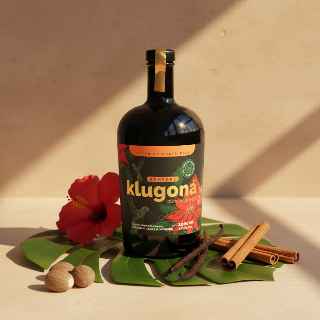 Botella Klugoná Sabor Rompope